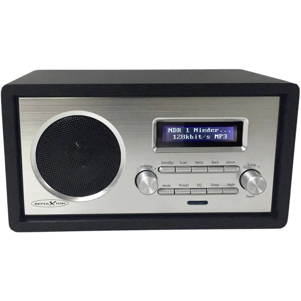 Internet Stolni radio Reflexion HRA1260i AUX, WLAN Podržava DLNA Crna slika