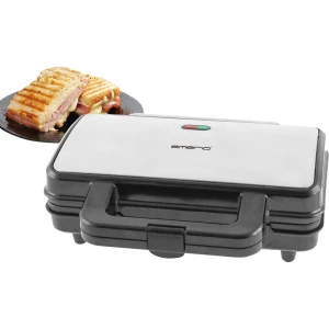 Toaster za sendviče EMERIO ST-109562 Plemeniti čelik, Crna slika