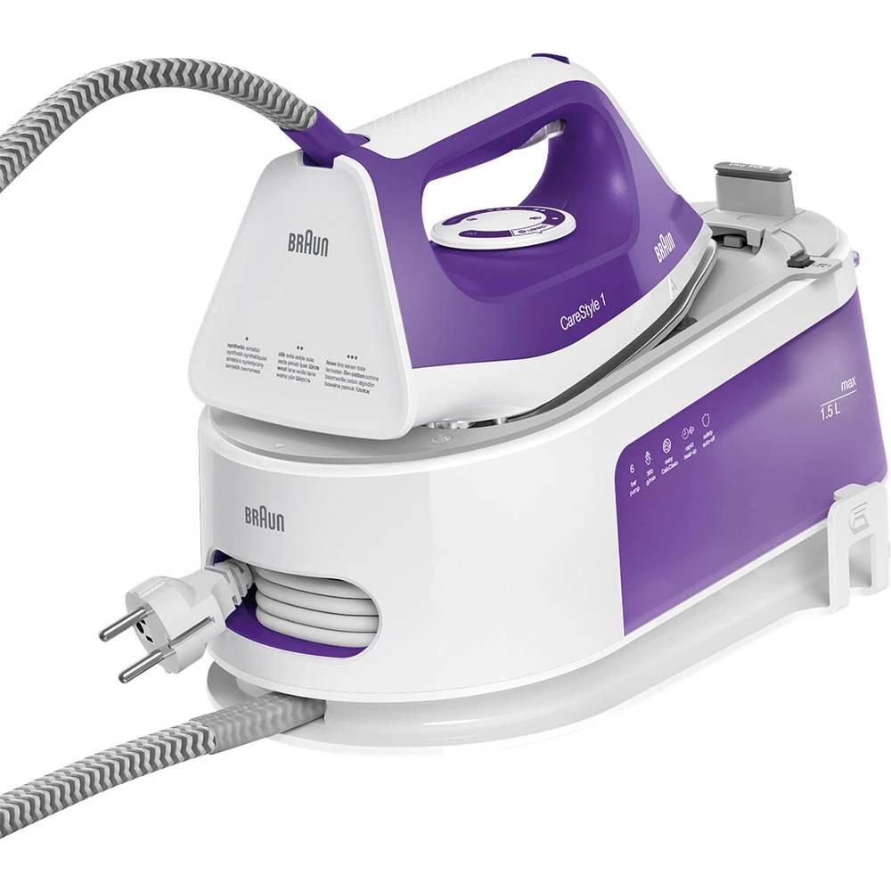 Braun IS 1014 VI 0128802001 parna stanica 2200 W bijela, ljubičasta slika