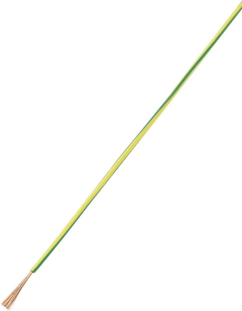 Pletenica LiFY 1 x 0.05 mm&sup2; Zeleno-žuta TRU COMPONENTS 1567792 100 m slika