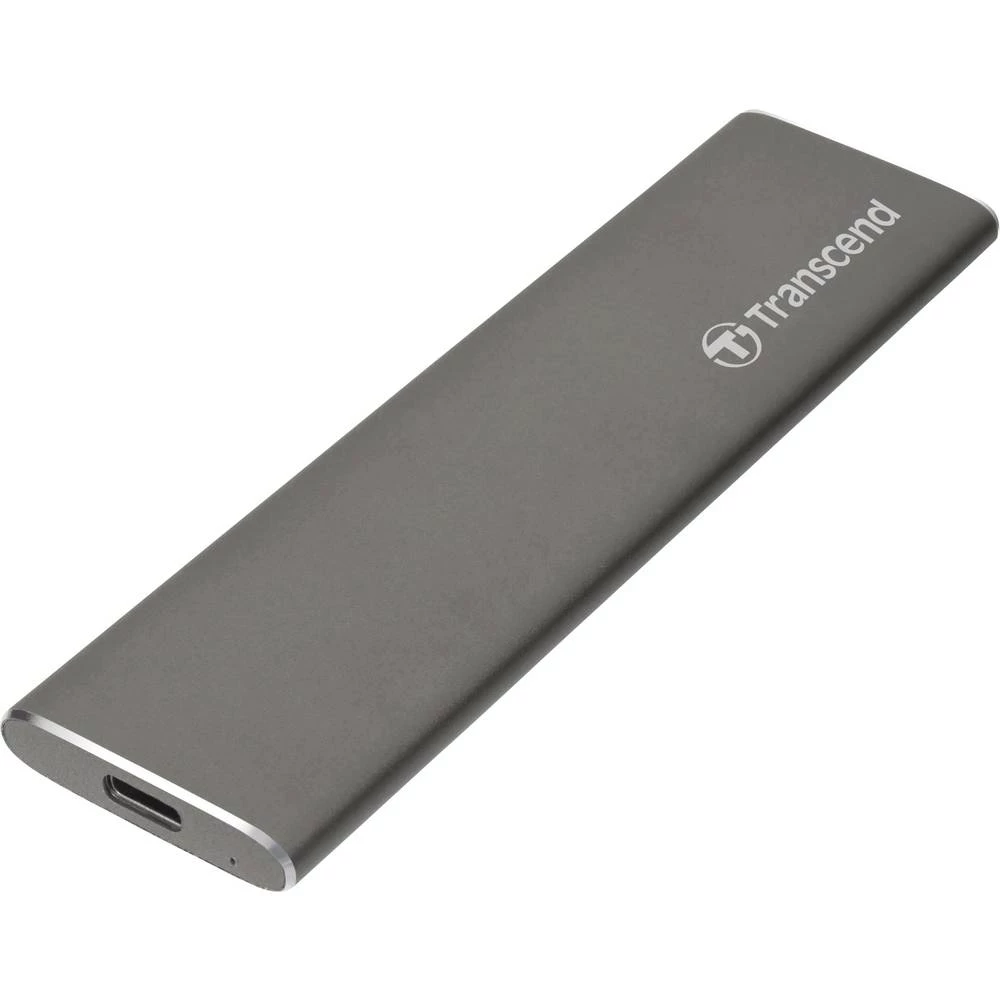 Vanjski SSD-HDD: 6,35 cm (2,5 inča) 480 GB Transcend ESD250C Svemirsko-siva USB-C™ slika