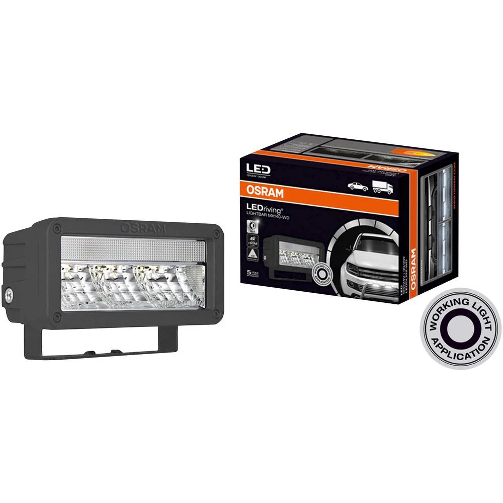 Radno svjetlo LEDriving LIGHTBAR MX140-WD LED diode Osram Auto (Š x V x d) 140 x 69 x 86 mm Crna slika