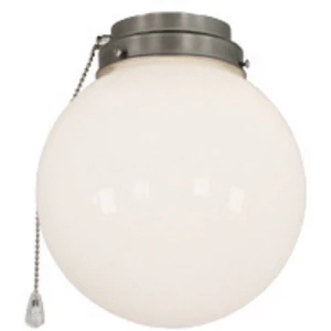 Svjetiljka za stropni ventilator CasaFan 1K BN KUGEL Opalno staklo (sjajno) slika