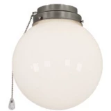 Svjetiljka za stropni ventilator CasaFan 1K BN KUGEL Opalno staklo (sjajno)
