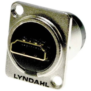 Lyndahl LKHA0020 HDMI adapter [1x ženski konektor HDMI - 1x ženski konektor HDMI] srebrna pozlaćeni kontakti slika