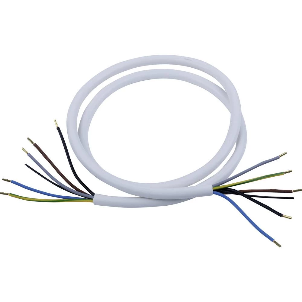 Heitronic 45500 struja priključni kabel  bijela 1.5 m slika