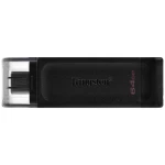 Kingston DataTraveler 70 USB stick maloprodaja 64 GB crna DT70/64GB USB-C®