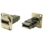 FT METALNI DISPLAYPORT FF CSK adapter, ženski, ugradbeni  DisplayPort utičnica - DisplayPort utičnica CP30233M Cliff Sad