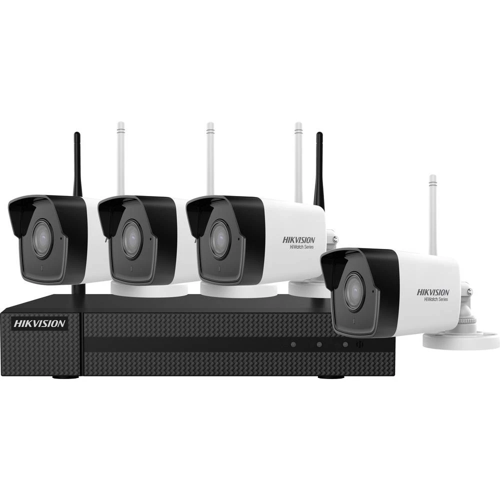 HiWatch HWI-D640H-Z 301501286 WLAN IP-Set sigurnosne kamere 4-kanalni Sa 4 kamere 1920 x 1080 piksel slika