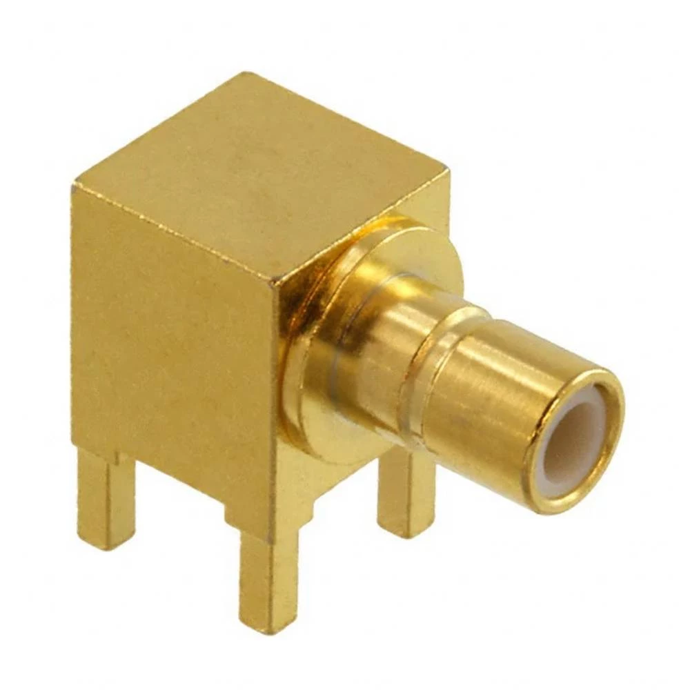 Molex 731000259 75 Ohms, SMB PCB Jack Receptacle, Right-Angle, Gold (Au) Flash Plated Body, Tray slika