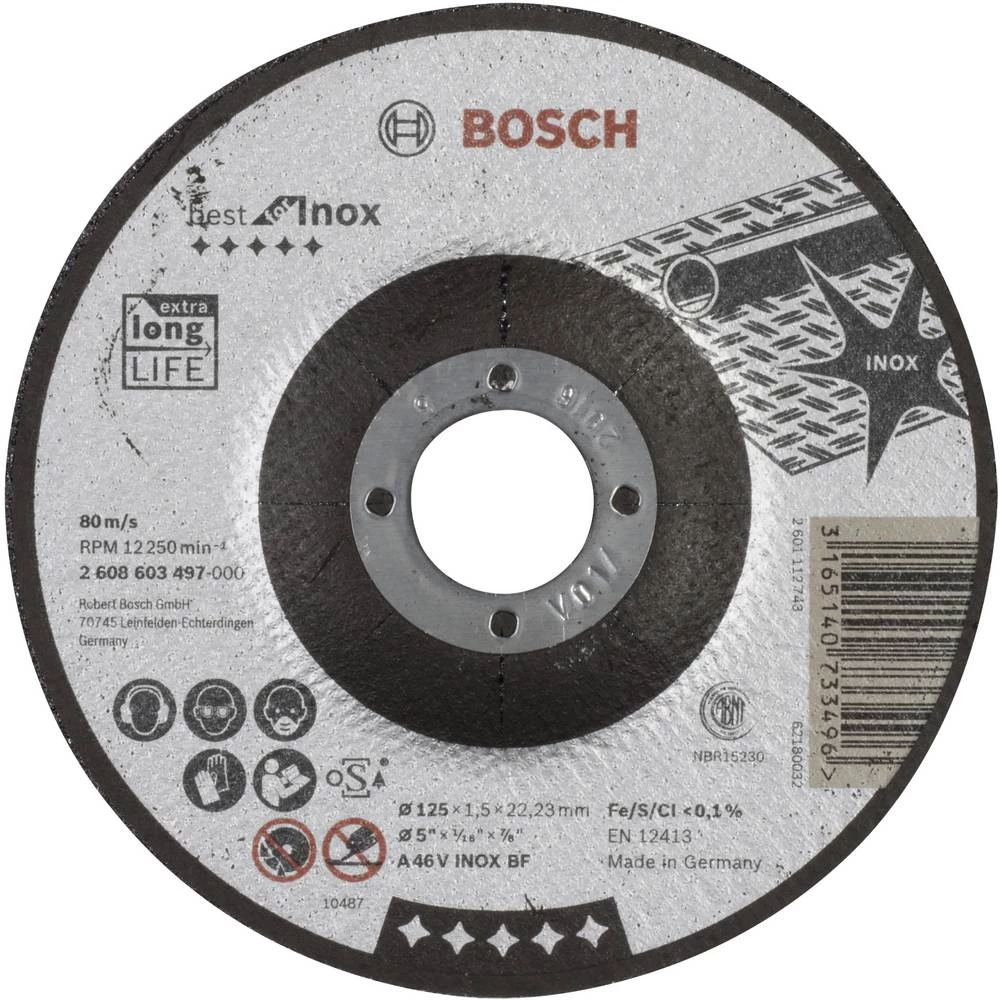 Bosch Accessories 2608603501 2608603501 rezna ploča s glavom 230 mm 22.23 mm 1 St. slika