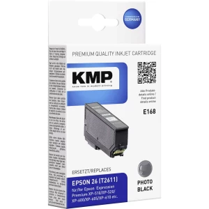 KMP Tinta zamijena Epson T2611, 26 Kompatibilan Foto crna E168 1626,4841 slika
