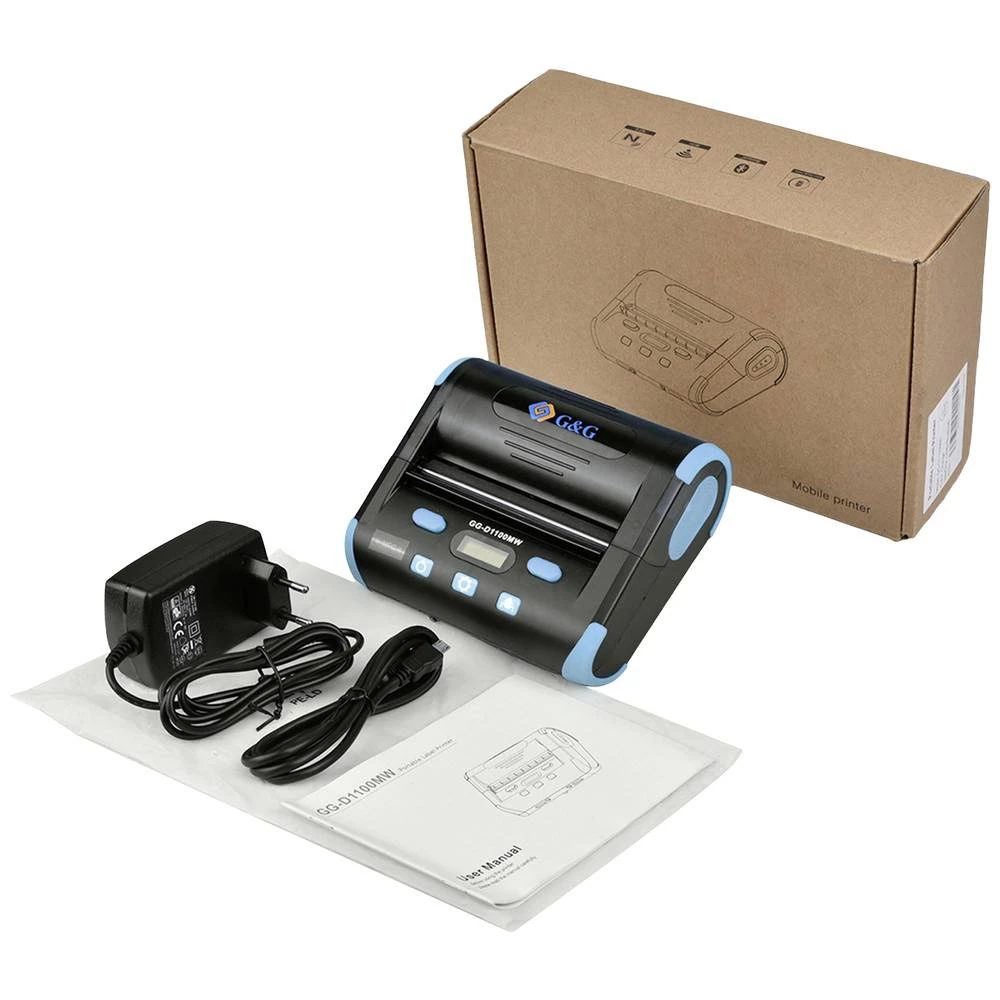 G&G GG-D1100MW naljepnice izravna termalna 203 x 203 dpi Širina etikete (maks.): 104 mm Bluetooth® slika