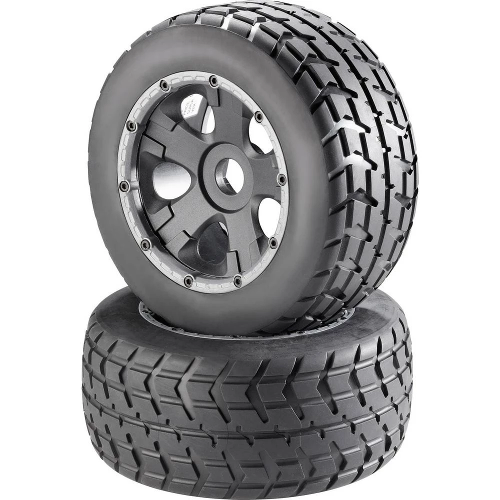 Reely 1:6 buggy kompletni kotači v-block 5 krakova crna 2 St. slika