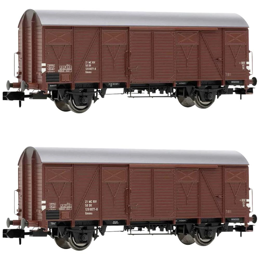 Arnold HN6521 N Set od 2 teretna vagona Gs od DR slika