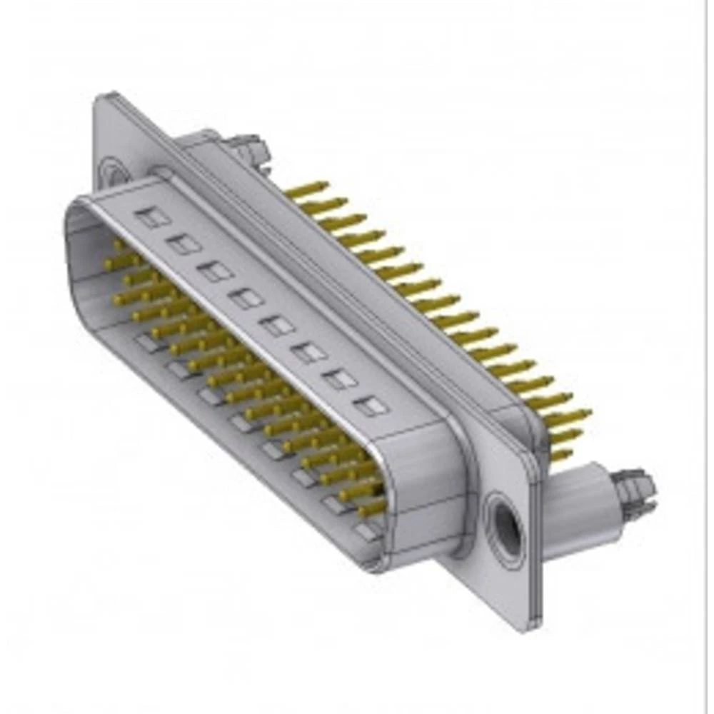 D-SUB utikač 180 ° Broj polova: 44 Lem, Pinovi DELTRON SWISS 1 ST slika