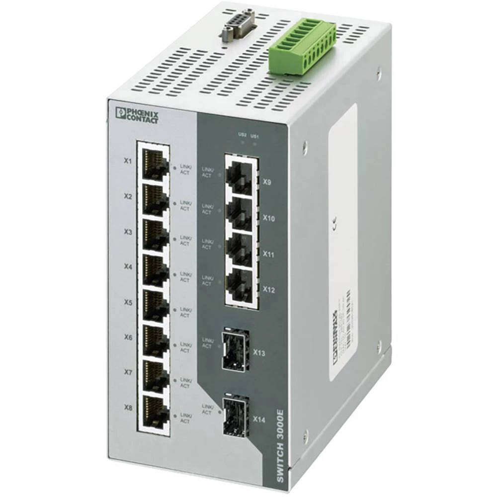 Industrijski eternetski preklopnik Phoenix Contact FL SWITCH 3012E-2SFX slika