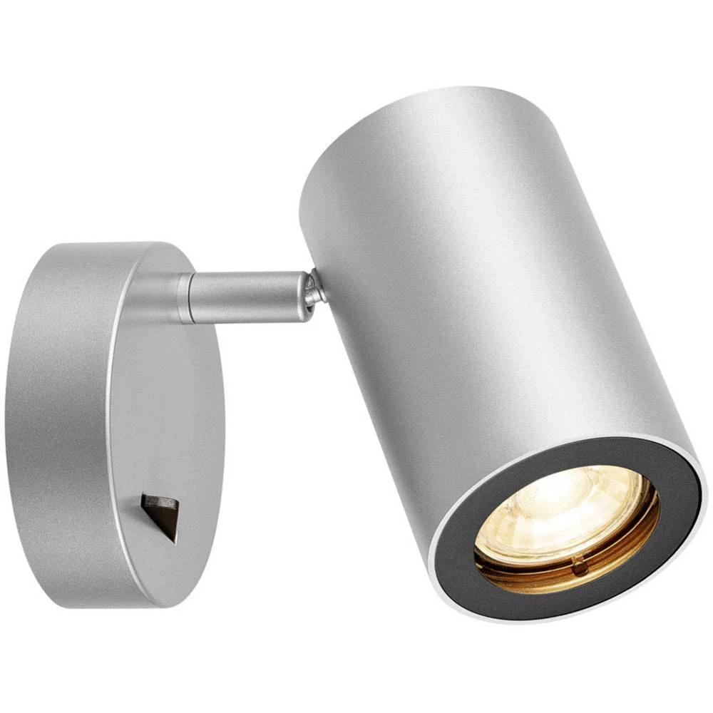 Zidna svjetiljka GU10 SLV 1000732 Srebrno-siva, Bijela slika