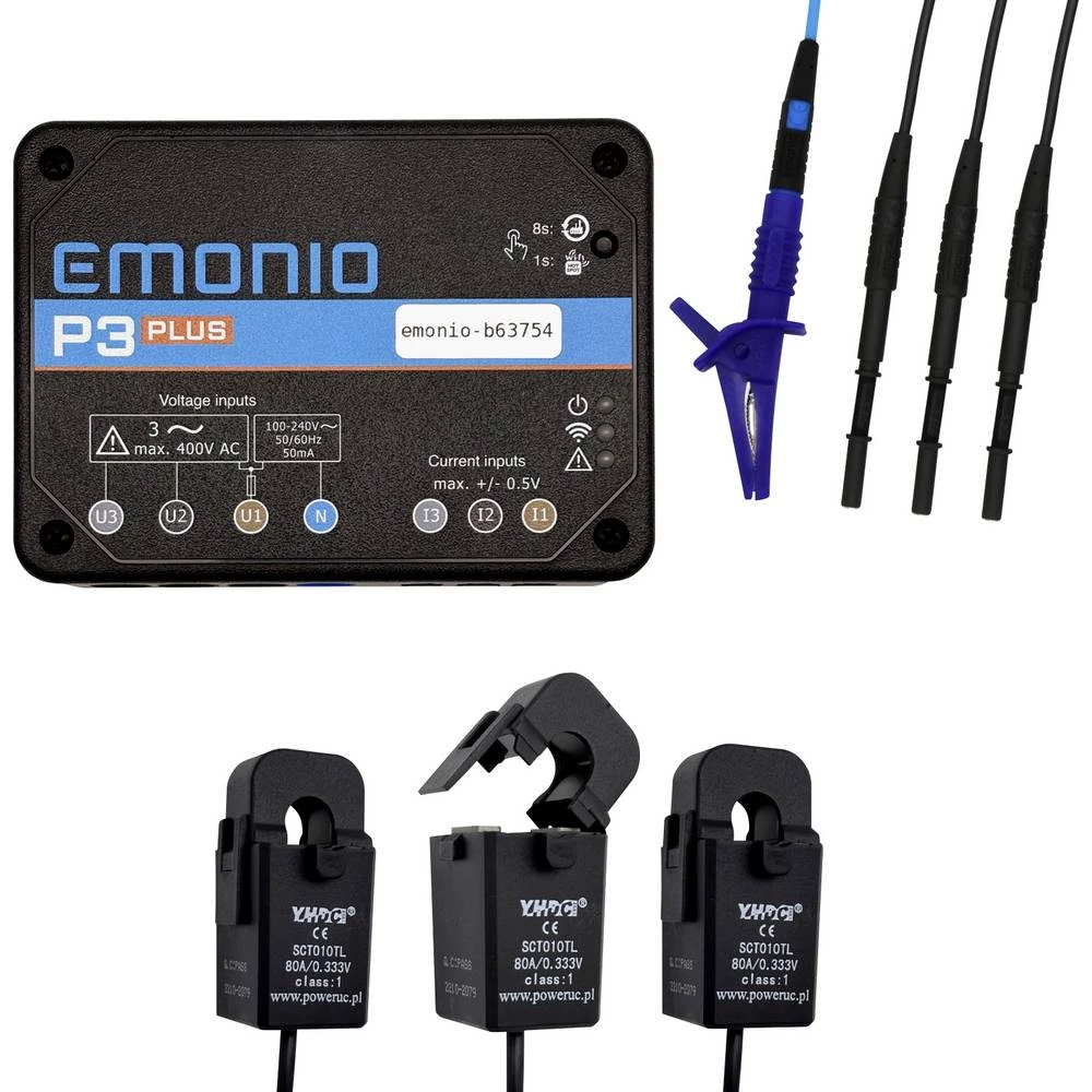 Emonio P3plus 80A set mjernog uređaja za izračun troškova energije slika