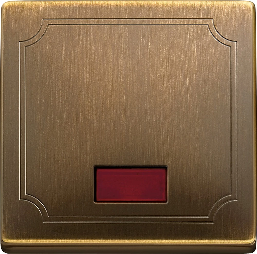 Merten Poklopac Izmjenični prekidač Mjedena 411843 slika