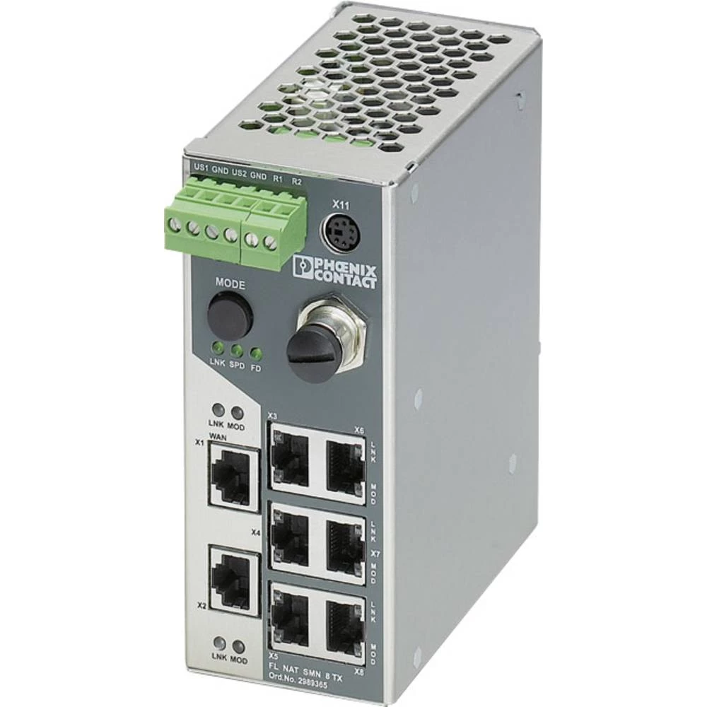 Industrijski eternetski preklopnik Phoenix Contact FL NAT SMN 8TX-M slika