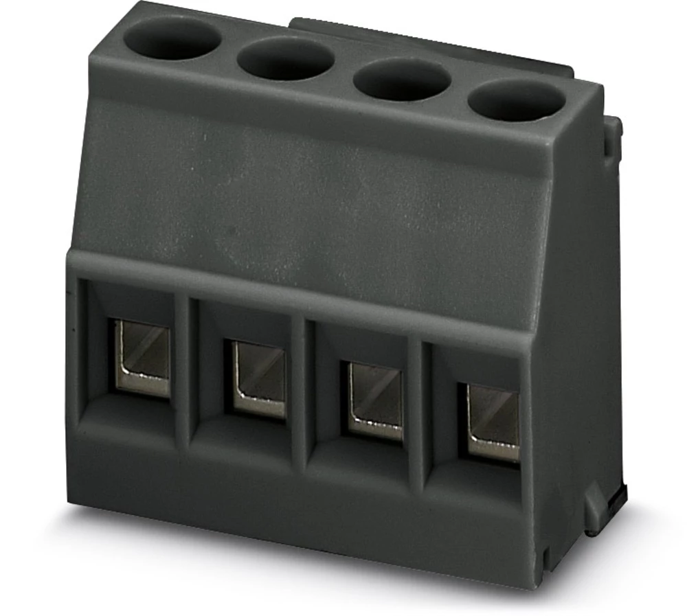 Vijčana blok stezaljka 2.50 mm broj polova: 4 MKDSO 2,5/ 4-L BK VPE200 Phoenix Contact crne boje 200 kom. slika