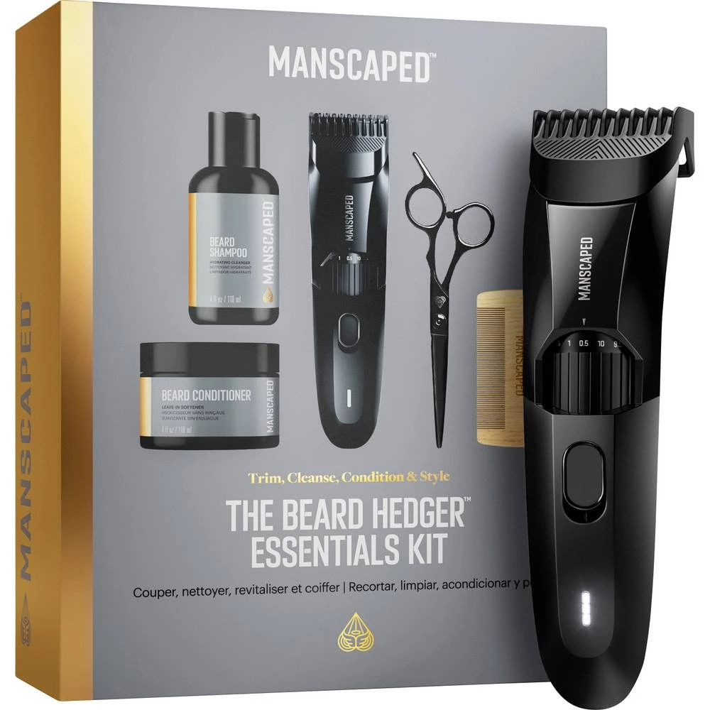 MANSCAPED Beard Hedger Essentials Kit aparat za podrezivanje brade crna slika