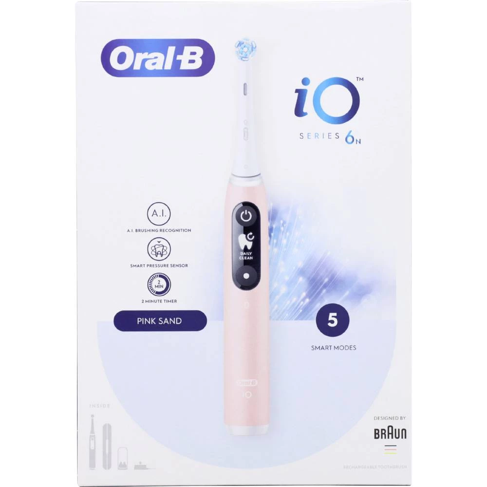 Oral-B iO Series 6n Pink Sand 8700216011419 električna četkica za zube slika