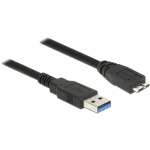 Delock USB kabel USB-A utikač, USB-Micro-B utikač 1.50 m crna 85073
