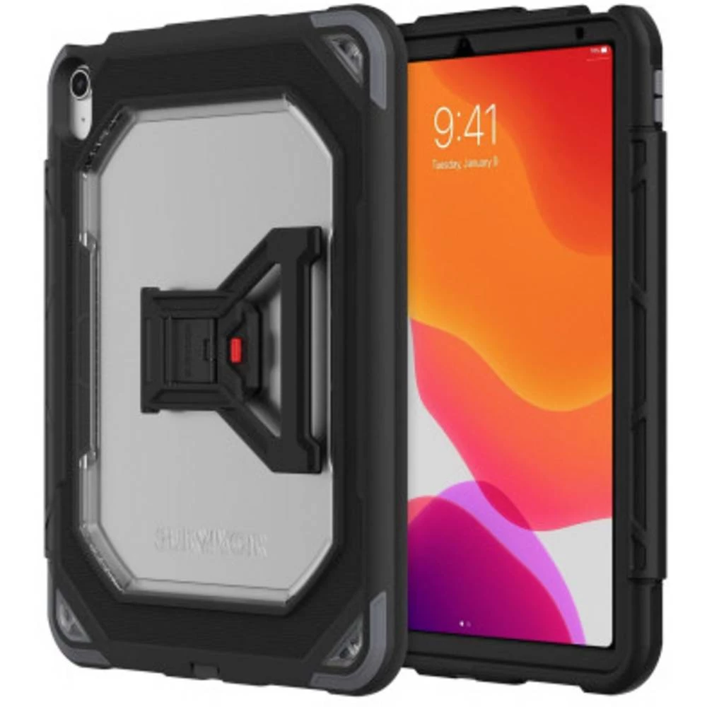 Griffin All-Terrain stražnji poklopac Pogodno za modele Apple: iPad Air 10.9 (2020) crna, siva, prozirna slika