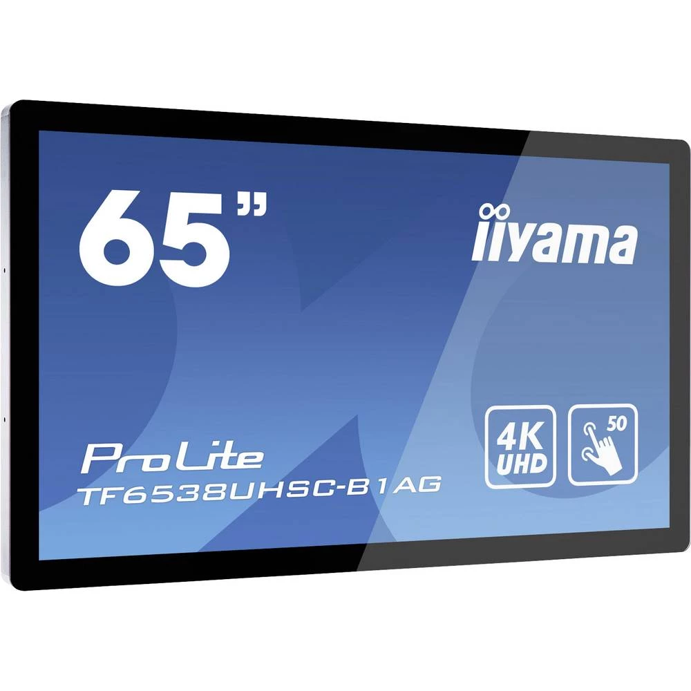 Digital Signage zaslon 165 cm 65 " Iiyama ProLite TF6538UHSC ATT.CALC.EEK: A (A+++ - D) 3840 x 2160 piksel 24/7 slika