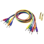 KORG SQ-CABLE-6 kvake priključni kabel [1x 3,5 mm banana utikač - 1x 3,5 mm banana utikač] 0.75 m crvena, narančasta, žuta, zelena, plava boja, ljubičasta