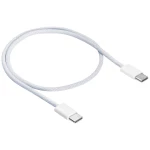 Akyga USB kabel USB 2.0 USB-C® utikač 50 cm bijela  AK-USB-50