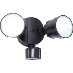 LED vanjski Spotlight s detektor pokreta 30 W Neutralno-bijela Lutec Shrimp P6221A-PIR23-5K bl Crna