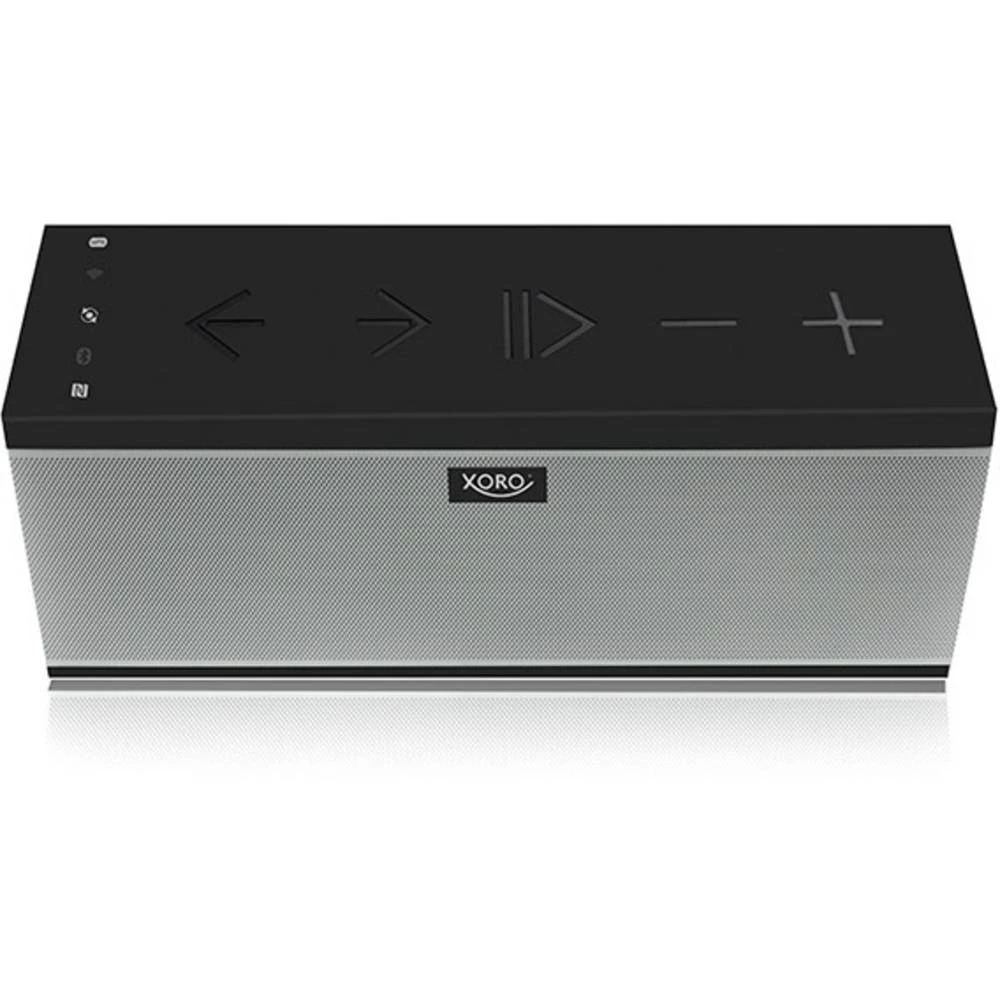 Multiroom zvučnik Xoro HXS 910 WIFI AUX, Bluetooth, NFC Funkcija govora slobodnih ruku Crna, Siva slika