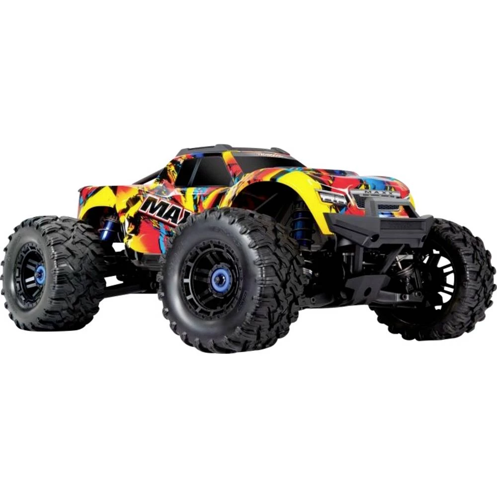 Traxxas Maxx žuta bez četkica 1:10 RC model automobila električni  monstertruck pogon na sva četiri kotača (4wd)  2,4 GHz slika