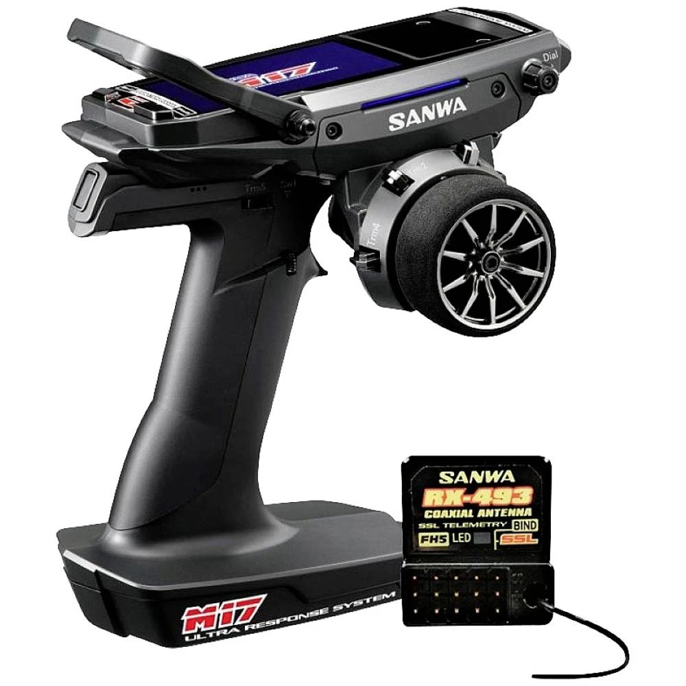 SANWA M17 pištolj-daljinski upravljač 2,4 GHz Broj kanala: 4 slika