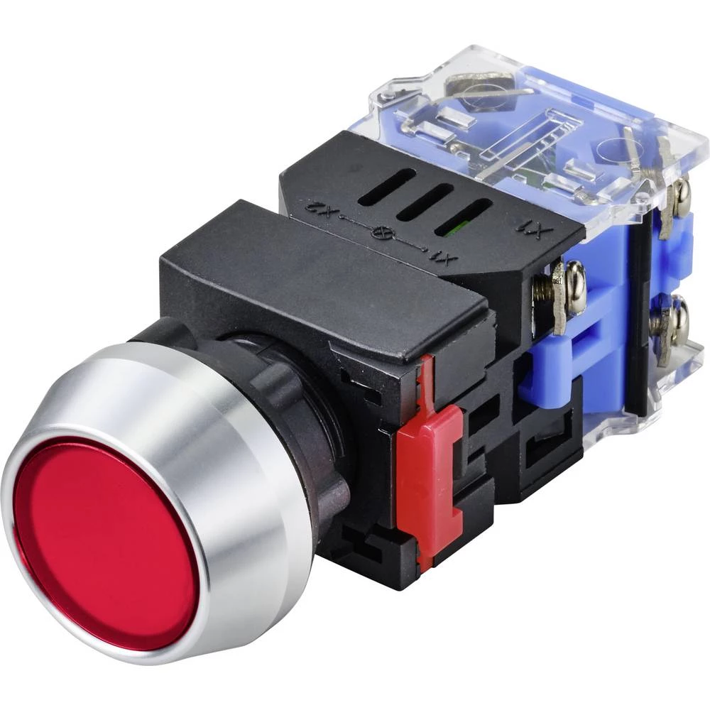 TRU COMPONENTS LAS0-L-11Z/R/12V tipkalo 250 V 5 A 1 x off/on IP40 zadržava položaj 1 St. slika