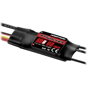 Hobbywing Skywalker V2 50A regulator leta za brushless modele aviona Opteretivost (maks. A): 70 A slika
