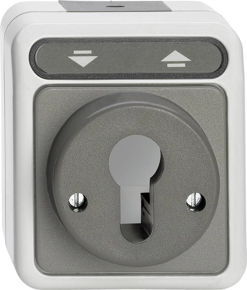 Merten 1 komad Potpuni Tipkalo za rolete Svijetlosiva 4075009 slika