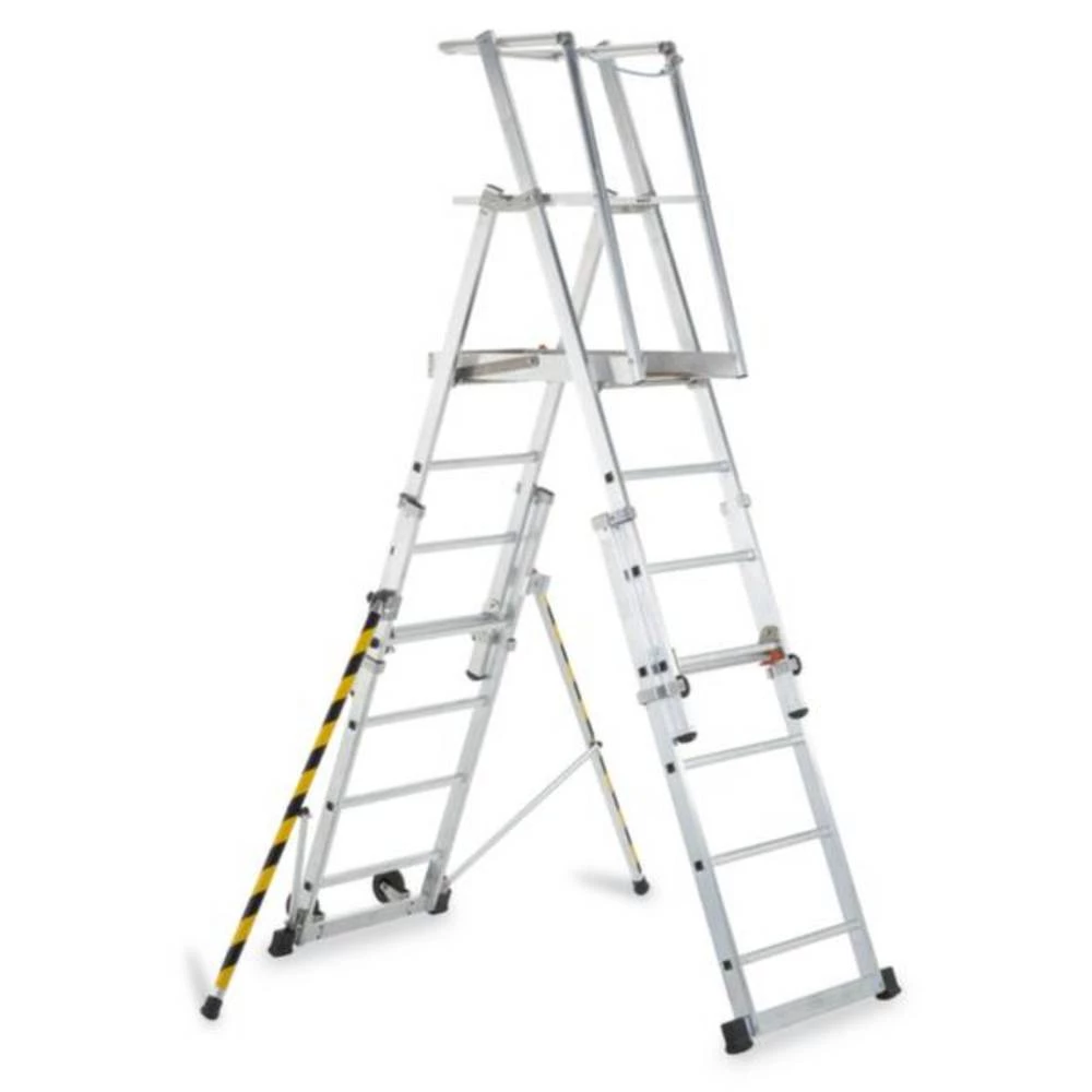 Aluminijum Podijum stepenice Mobilna, Sklopiva ZARGES 41328 50 kg slika