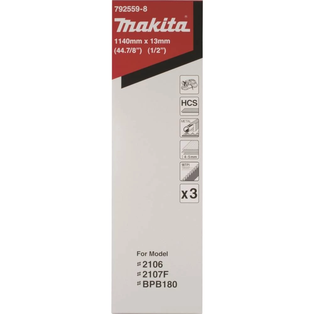Makita list tračne pile 18Z " 3kom 792559-8 Makita 792559-8 slika