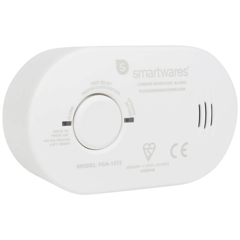 Smartwares FGA-13721 detektor plina   baterijski pogon Detekcija ugljikov monoksid slika