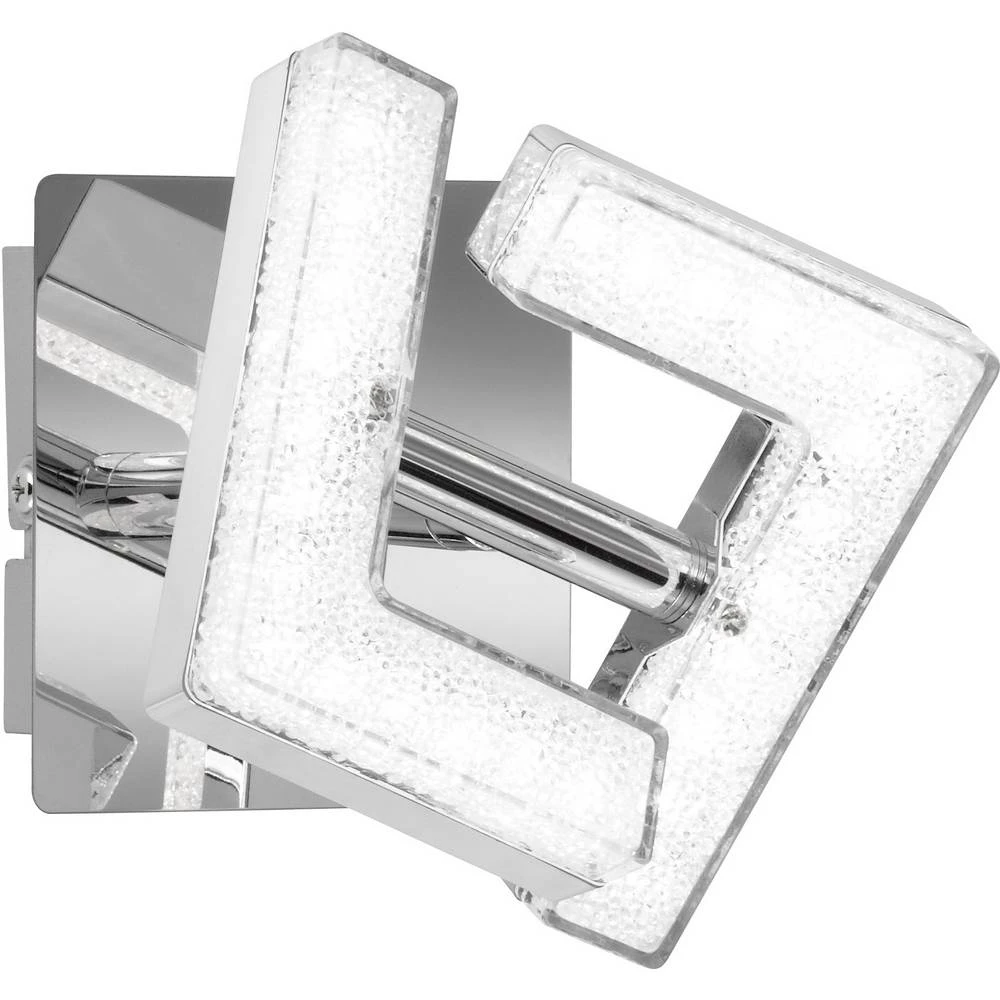 LED stropni reflektor 4 W Toplo-bijela WOFI LEA 4290.01.01.6000 Krom boja slika