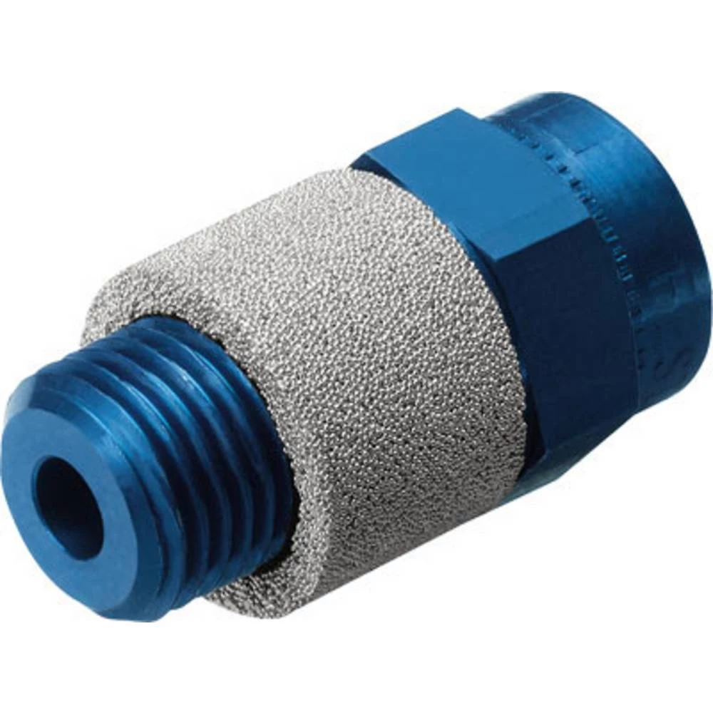 FESTO prigušni ventil ispušnog zraka 10353 GRE-1/2  10 bar aluminijska prerađena legura 1 St. slika