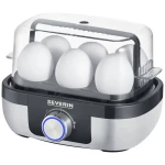 Severin EK 3167 kuhalo za jaja bez BPA, s mjernom šalicom, s bušilom jaja plemeniti čelik, crna