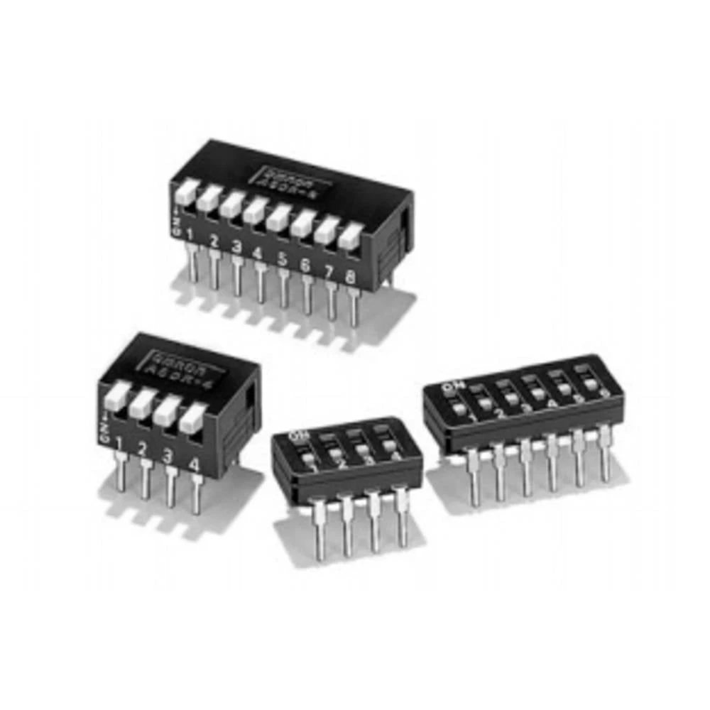 Omron  dip prekidač Broj polova (broj) 3 THT 1 St. Bag slika