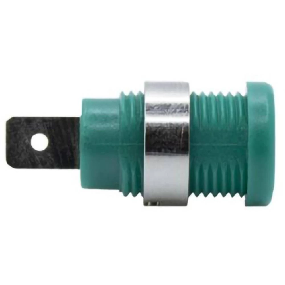 Mueller Electric BU-31610-5 banana utičnica ženski konektor Zatik-Ø: 6.4 mm zelena 1 kom. slika