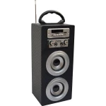 Bluetooth zvučnik MSA Musikinstrumente KBQ33 AUX, FM radio, SD, USB Karbon crna boja
