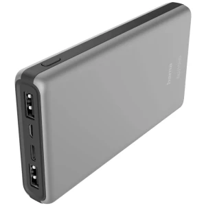 Hama ALU15HD powerbank (rezervna baterija) 15000 mAh  LiPo USB a, USB-C® srebrna slika
